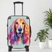 Golden Retriever Luggage, 20/24/28 Inch Luggage, Carry-On, Custom Luggage, Luggage Set, Suitcase, Travel, Vacation, Cabin Suitcase, Custom Suitcase, Personalized Luggage_maomaolike.com