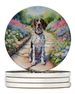 Pointer Spring Path Large Sandstone Coasters Pack Of 4 Absorbent Round Coasters Decor Gifts For Men Or Women, 4 In, Multicolor_maomaolike.com