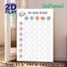 Islamic Salah Tracker Painting Poster, Pastel-colored Cute Illustrated Poster, Weekly Prayer Tracking Chart To Monitor Daily Salah Routines, Suitable_maomaolike.com