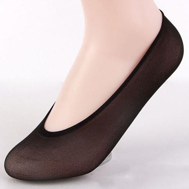 Zhuoxinder Silky Breathable Silicone Anti-Slip Low Cut Invisible Summer Women Secret Socks-1_maomaolike.com