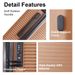 Luggage Sets ABS Hardshell 3pcs Luggage, Lightweight Durable Suitcase Sets Spinner Wheels Suitcase With TSA Lock 20''24''28'' Available(Brown)_maomaolike.com