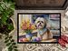Decorating Easter Lhasa Apso Doormat Front Door Mat Indoor Outdoor Rugs For Entryway, Non Slip Washable Low Pile, 24H X 36W_maomaolike.com