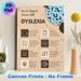 Dyslexia Support Guide Painting Poster, Warm-toned Structured Infographic Poster, Practical Dyslexia Assistance Tips Ideal For Office, Counseling And_maomaolike.com