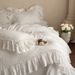 Wholesale INS French Yarn-Dyed Jacquard Pure Four-Piece Wabi-Sabi Nordic Style Homestay Washed Cotton 4-Piece Set_maomaolike.com