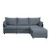 93.7' Sectional Sofa With Ottoman_maomaolike.com