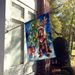 Chocolate Cocker Spaniel Christmas Reindeer House Flag Large Porch Sleeve Pole Decorative Outside Yard Banner Artwork Wall Hanging, Polyester, House Size, Multicolor_maomaolike.com