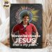St. Carlo Acutis Religious Painting Poster, Chalkboard-style Portrait Poster, Inspirational Religious Quote Decor Ideal For Home, Prayer Room, Church_maomaolike.com