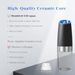 Gravity Electric Salt And Pepper Grinder Set Of 2, Automatic Salt And Pepper Grinder Set, Adjustable Roughness, Battery Powered, LED Light, 2 Pack Set_maomaolike.com