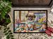 Decorating Easter Tibetan Spaniel Doormat Front Door Mat Indoor Outdoor Rugs For Entryway, Non Slip Washable Low Pile, 24H X 36W_maomaolike.com