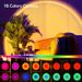 Sunset Projection LED Light With Remote Control, 16 Colors Night Light, RGB Lighted Sunrise Lights Room Decoration_maomaolike.com