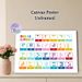 Braille Alphabet Painting Poster, Vibrant Color-coded Braille Chart Poster, Clear Braille Learning Reference Suitable For Educational Spaces, Home_maomaolike.com