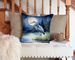 Blue Heron Under The Moonlight Throw Pillow Machine Washable, Indoor Outdoor Decorative Pillow For Couch, Bed Or Patio, 14Hx14W_maomaolike.com