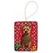 Norwich Terrier Holiday Christmas Porcelain Ornament Christmas Tree Hanging Decorations For Home Christmas Holiday, Rectangle, Gift, Multicolor_maomaolike.com