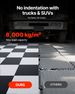 Garage Floor Tiles Interlocking, 8 Pack 20.2 X 20.2 X 0.2 In Interlocking Modular Garage Flooring Tiles, Diamond Plate Slip-Resistant PVC Mats For Workshop,Warehouse,Tool Room, Black_maomaolike.com