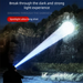 Xiaoyeren LED Headlamp High Brightness Long Range Rechargeable Head-Mounted Ultra-Long Battery Life Flashlight Outdoor_maomaolike.com