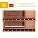 54" 2-Story Large Rabbit Hutch Bunny Cage Wooden Pet House Small Animal Habitat With Lockable Doors, No Leak Tray And Waterproof Roof For Rabbits, Chickens, Ducks, Outdoor/Indoor Natural_maomaolike.com