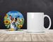 Rat Terrier In Sunflowers Large Sandstone Coasters Pack Of 4 Absorbent Round Coasters Decor Gifts For Men Or Women, 4 In, Multicolor_maomaolike.com