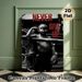 Motivational Boxing Themed Painting Poster, Monochrome Dramatic Boxer In Ring With Bold "Never Give Up" Text Poster, Inspirational Wall Decor Suitable_maomaolike.com