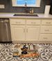 Yorkie Fall Kitchen Pumpkins Memory Foam Kitchen Mat Machine Washable Anti-Fatigue Mat Cushion Comfort Bath Mat Or Kitchen Rug_maomaolike.com