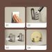 Non Perforated Pot Cover Kitchen Rack, Mounted Cutting Board, Multifunctional Wall Storage Tool Rack_maomaolike.com