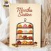 Indian Sweets Meetha Station Painting Poster, Vintage Illustrated Assorted Traditional Indian Confections Poster, Warm Nostalgic Decor Ideal For_maomaolike.com