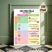 German Grammar Four Cases Painting Poster, Colorful Cute Cartoon Fruit Themed Poster, Practical German Grammar Learning Aid, Suitable For Study Rooms_maomaolike.com