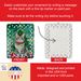 Raas Cat By The Christmas Tree Porcelain Ornament Christmas Tree Hanging Decorations For Home Christmas Holiday, Rectangle, Gift, Multicolor_maomaolike.com
