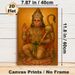 Lord Hanuman Painting Poster, Traditional Intricate Hindu Deity Portrait Poster, Sacred Spiritual Decor Suitable For Home, Prayer Room_maomaolike.com