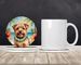 Norfolk Terrier Luau Large Sandstone Coasters Pack Of 4 Absorbent Round Coasters Decor Gifts For Men Or Women, 4 In, Multicolor_maomaolike.com