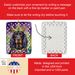 Gordon Setter King Of Mardi Gras Porcelain Ornament Christmas Tree Hanging Decorations For Home Christmas Holiday, Rectangle, Gift, Multicolor_maomaolike.com