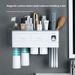 Automatic Toothpaste Dispenser Magic Wall-Mounted Squeezer Set Household Punch-Free Bathroom Toothbrush Holder_maomaolike.com