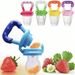4pcs Feeding Set, Baby Bottle With Suction Base Rice Cereal Bottle, Vegetable & Fruit Feeder, Two Mesh Bags (S L)_maomaolike.com