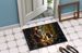 English Springer Spaniel And Santa Claus Doormat Front Door Mat Indoor Outdoor Rugs For Entryway, Non Slip Washable Low Pile, 24H X 36W_maomaolike.com