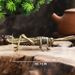 top-sale New Antique Bronze Tea Pet Brass Desk Decoration Flying Yellow Prosperity Locust Ornament Retro Pure Copper_maomaolike.com