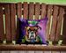 Boxer King Of Mardi Gras Throw Pillow Machine Washable, Indoor Outdoor Decorative Pillow For Couch, Bed Or Patio, 14Hx14W_maomaolike.com