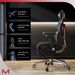 Computer Desk Gaming Chair With 2-Piece Protrusion Adjustable Lumbar Support Trackmaster 6D Armrest Height Adjustable With 2D Leather Headrest 136° Tilt For Office And Gaming_maomaolike.com