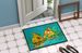 Side By Side Red Fish Doormat Front Door Mat Indoor Outdoor Rugs For Entryway, Non Slip Washable Low Pile, 24H X 36W_maomaolike.com