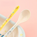 Bamboo Fiber Children's Bowl With Compartments, Non-Spill, Cute Cartoon Design, Baby Home Use Eating Bowl, Spoon, And_maomaolike.com
