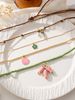 4pcs Fashion Layered Stacked Necklace Set Ceramics Fish Charms Bead Design Colorful Bohemian Statement Women Party_maomaolike.com