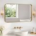 Wall Mirror With Rectangular Metal Frame_maomaolike.com