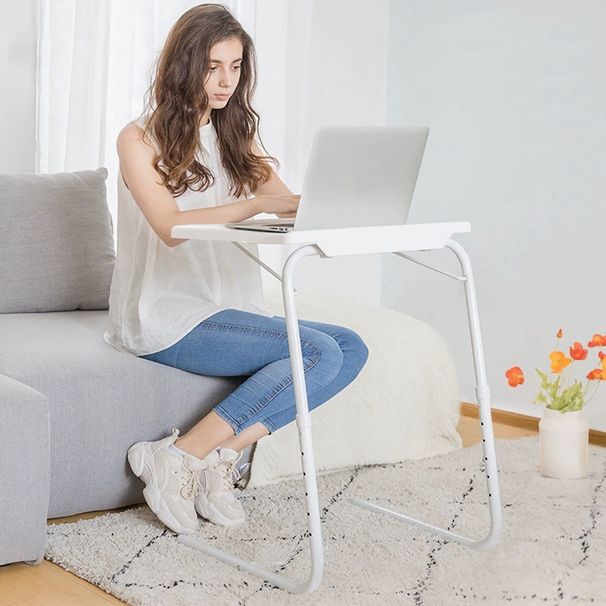 Foldable Tray Table Portable Sofa TV Tray 6 Heights 3 Angles Laptop Desk Adjustable Eating Dinner Coffee For Bed Dorm Home_maomaolike.com