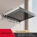 Compact Design Space-Saving Invisible Folding Balcony Net Cloth Drying Rack_maomaolike.com