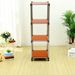 Korean Orange 4-Tier Heavy Duty Stainless Steel Storage Shelving Unit, 100lbs/shelf (49"H X 14.9"W X 13.7"D) For Indoor/Outdoor Organization , Modular Rack, Extremely Durabl_maomaolike.com