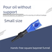 New Pouring With Snap-on Design, Wide Thick Mouth, Extended Tube, Large Oil Filling Funnel_maomaolike.com