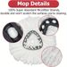 6 Pack O Cedar Spin Mop Replacement Mop HeSpin Mopd, Spin Mop Replacement Microfiber Mop Head, 360 Degree Easy Wringing Dust Mop Head With One Base And One Handle_maomaolike.com