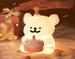 Hot-Selling Line Puppy Night Bedroom Bedside Lamp Pat Soft Light Cute Ornament For Girls And Couples Birthday Gift_maomaolike.com