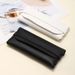 Unisex Glasses Case Black leather glasses case PVC nail buckle soft bag Sunglasses case Sunglasses case Glasses bag_maomaolike.com