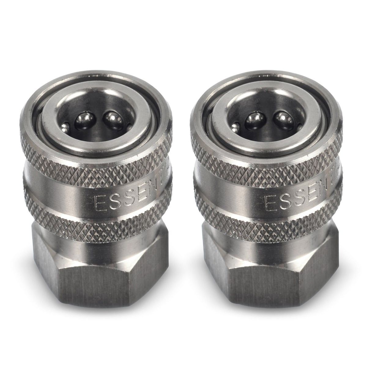 Stainless Steel Pressure Washer Quick Connect Fittings | Set Of 2 | Female_maomaolike.com