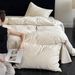 2 Simple Modern Wind Cloud Feel Ultra Soft Thick Woven Jacquard Cotton Three-Four Piece Set Four Seasons Single And Double Bedding_maomaolike.com