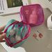 New Dopamine Colorful Tofu Large Capacity Makeup Portable Travel Cosmetic Mesh Storage Bag_maomaolike.com